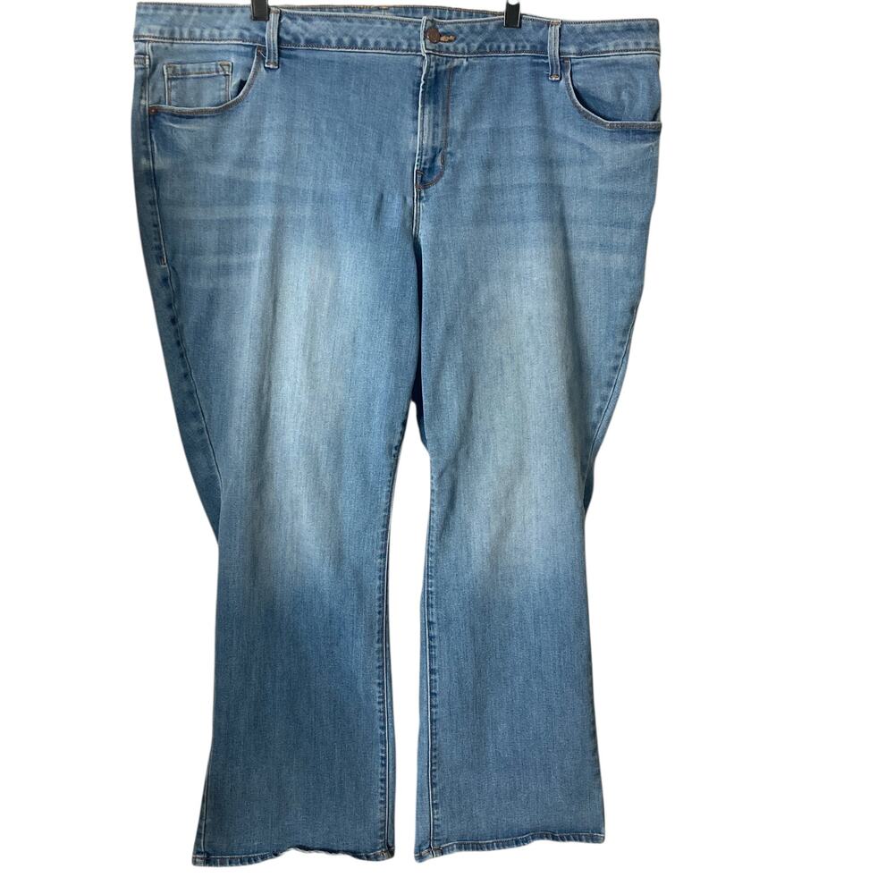 Old Navy Jeans Womens 24 Plus Short Kicket Boot Medium Wash